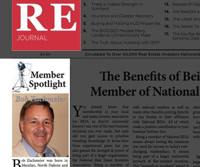 2018’s #1 Featured Member in The National REIA